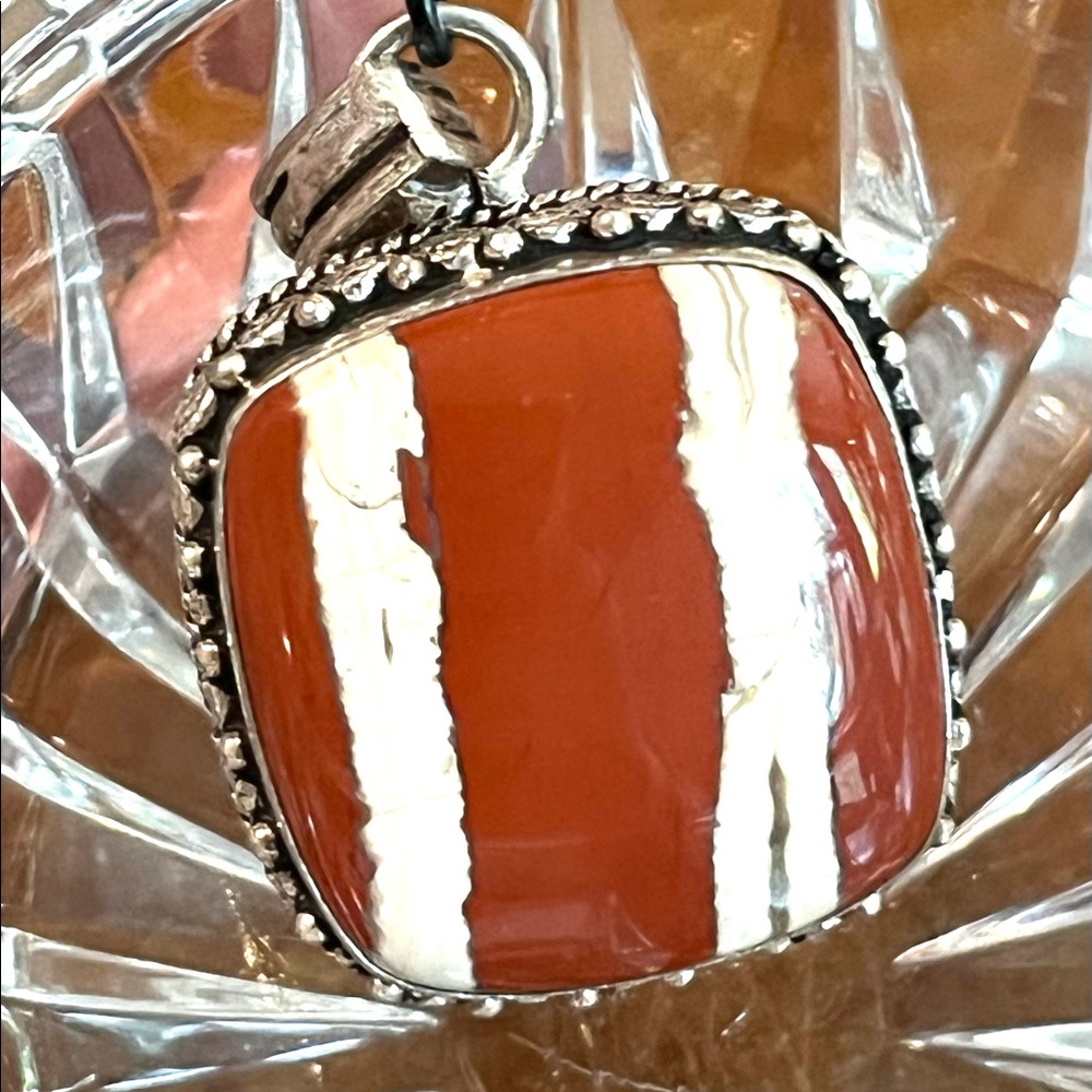 Jasper stone pendant